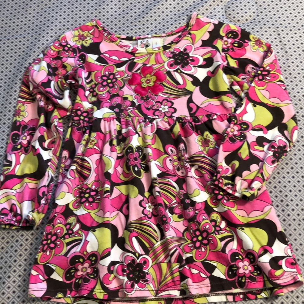 Girl’s Long sleeve floral top size 5 ‘Girlfriends’